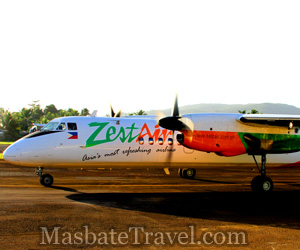 Zest Airlines in Masbate